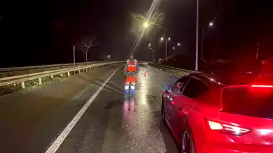 Arhavi'de Heyelan: Yol Çamurla Kaplandı