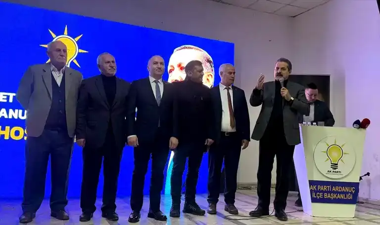 Ardanuç'ta AK Parti Kongresi: Yüksel Başkan Seçildi