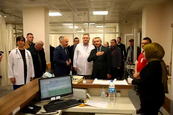 Yeni Yılda Görev Başındaki Personel Kutlandı